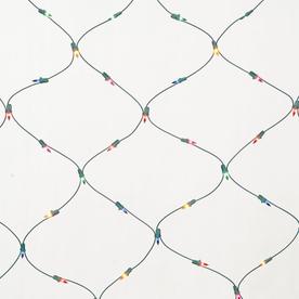 Christmas Net Lights At Lowes Holiday Living 6 Ft X 4 Constant Multicolor Incandescent Mini Plug In