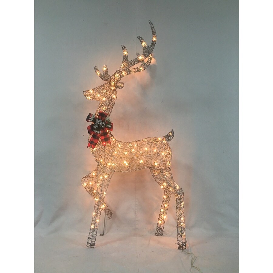 Freestanding Deer Outdoor Christmas Decorations at Lowes.com