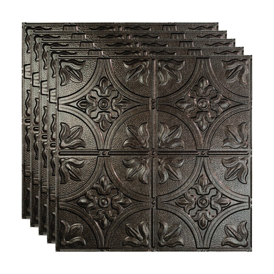 Silver Patterned Ceiling Tiles at Lowes.com