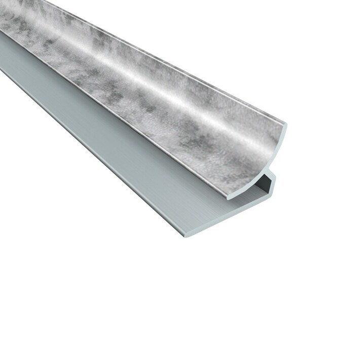 ACP 0.55-in W x 48-in L Galvanized Steel PVC Tile Edge Trim in the Tile