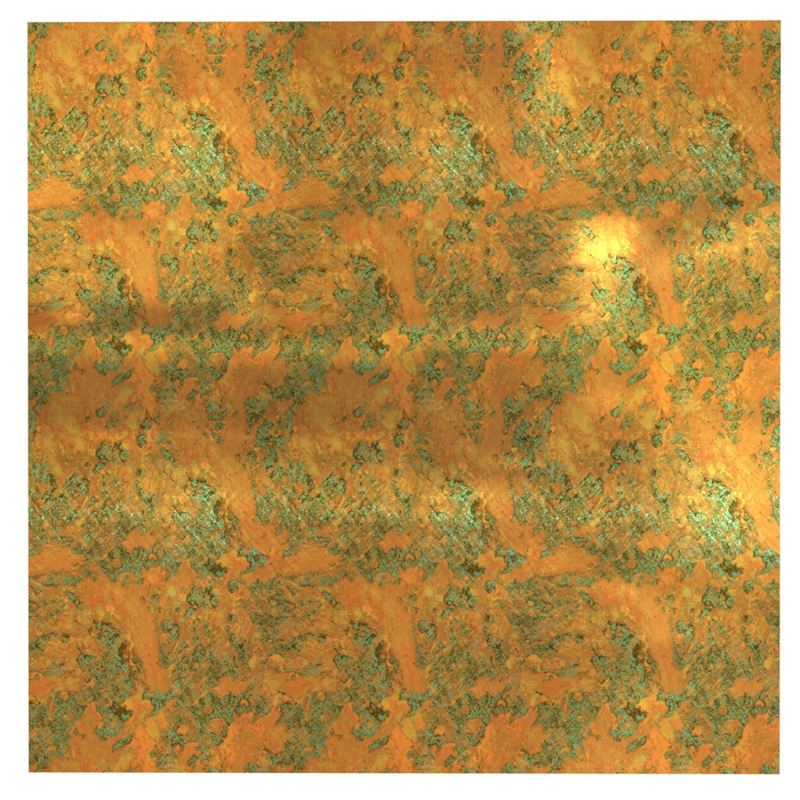 Fasade L69-11 24-in x 24-in Copper Fantasy PVC Drop Ceiling Tile