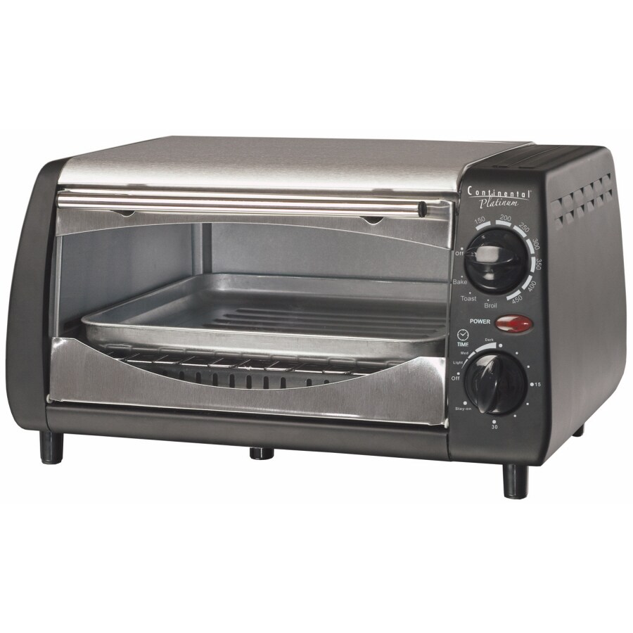 Continental Platinum 4Slice Toaster Oven at