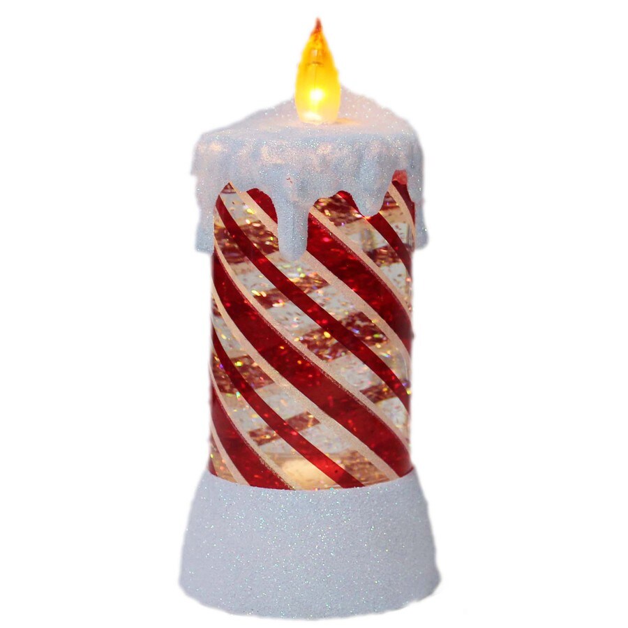 Holiday Living 7.6in BatteryOperated LED Multicolor Electric Pillar