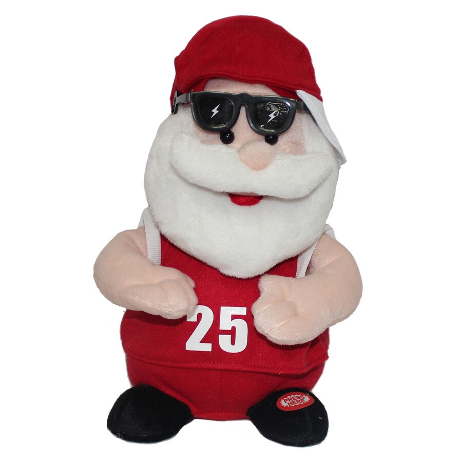 Holiday Living Santa Figurine in the Christmas Decor department at