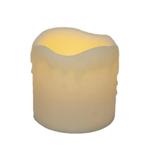 Holiday Living 2.125in Indoor Batteryoperated White Electric Votive