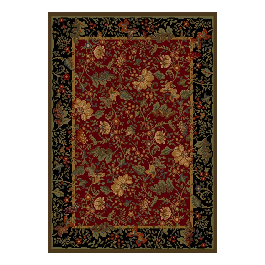 Shaw Living 3V22331800 10'10" x 7'10" Garnet Muscadine Area Rug