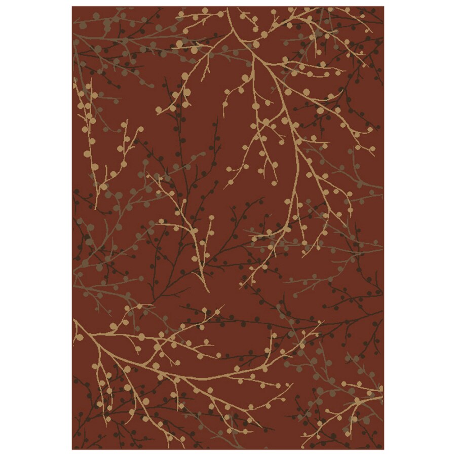 Shaw Living 3U356BO800 1"11 x 7'6" Berries Red Runner