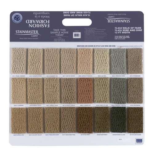 Shaw STAINMASTER Multiple Nylon Cut and Loop Carpet Sample ...