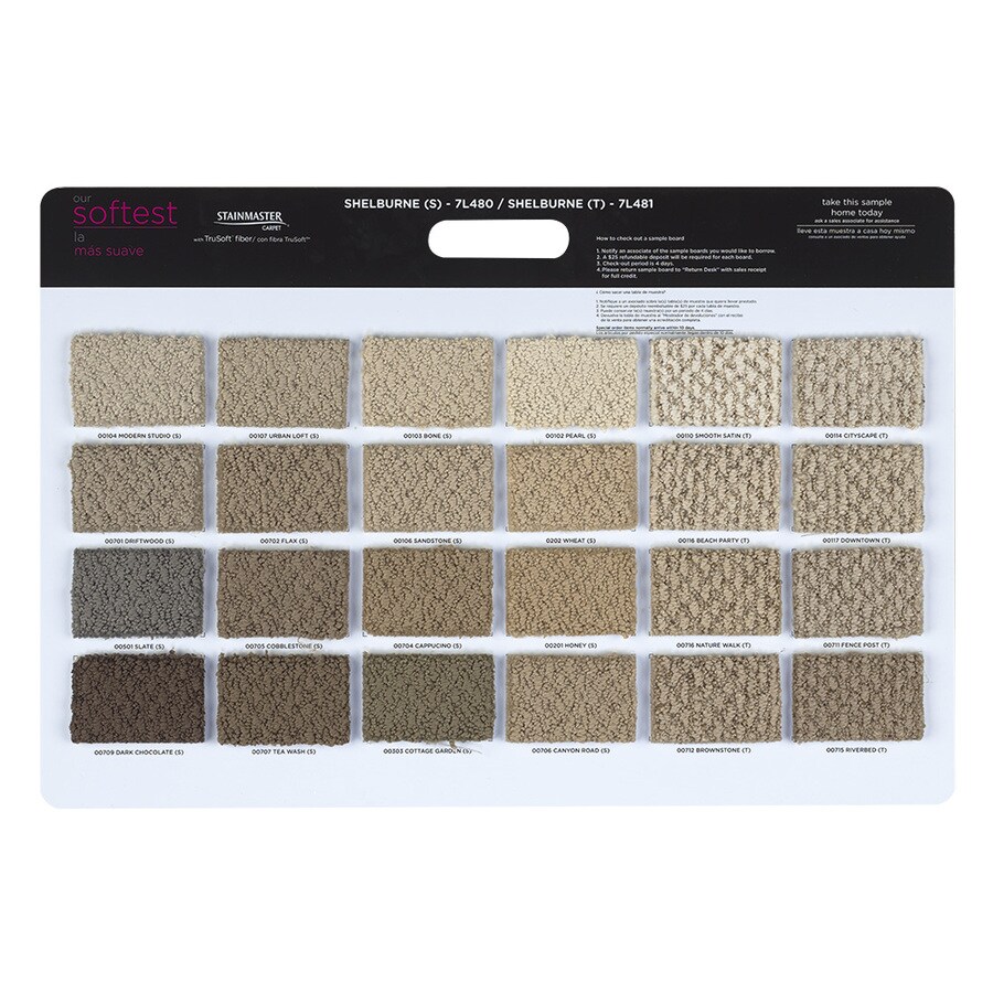 Shaw Multi Carpet Sample (Interior) in the Carpet Samples department at ...