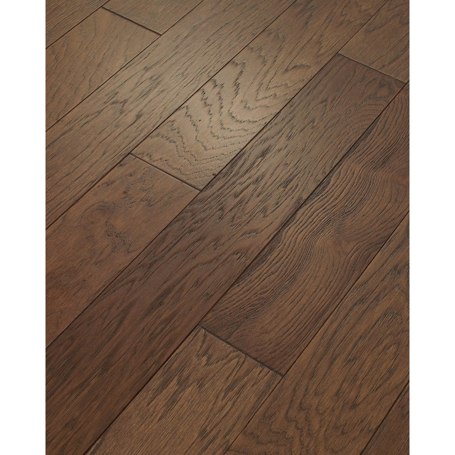 Style Selections 5 In Mocha Hickory Engineered Hardwood Flooring