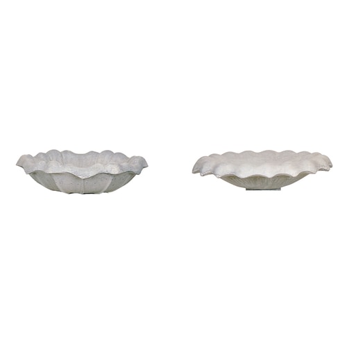 4in H Natural Concrete Birdbath Bowl in the Birdbaths department at