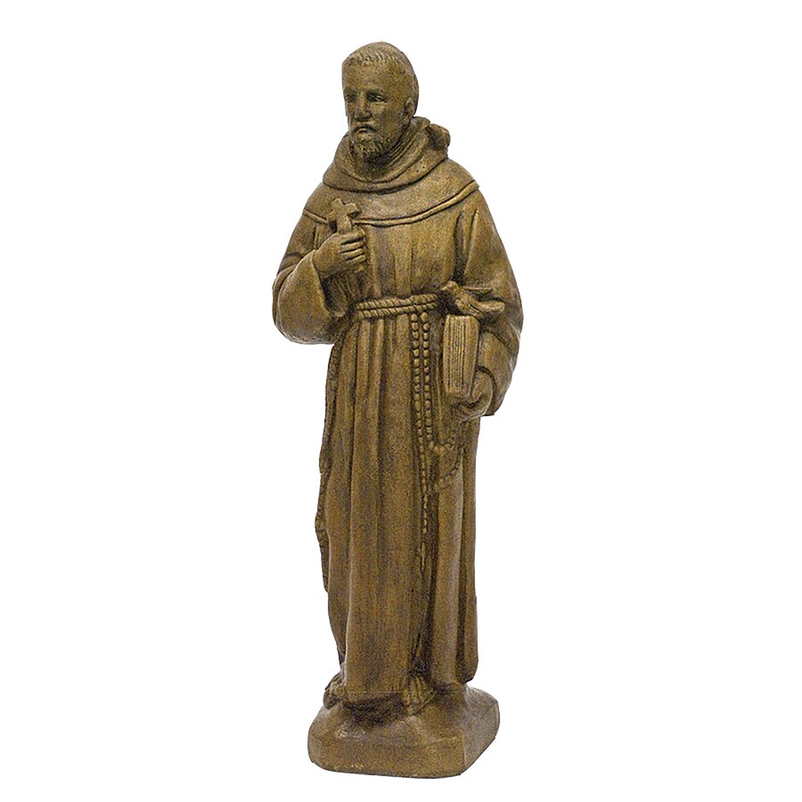 25in H x 9in W Brown Religion Garden Statue in the Garden Statues department at