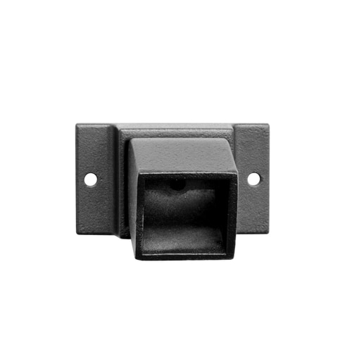 Jerith Pre-assembled Black Aluminum Fence Mounting Bracket At Lowes.com