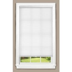 Window Shades At Lowes Allen Roth White Light Filtering Cordless Polyester Cellular Shade Common 23 In