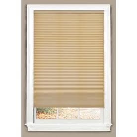 Window Shades At Lowes Allen Roth Linen Light Filtering Cordless Polyester Cellular Shade Common 34 In