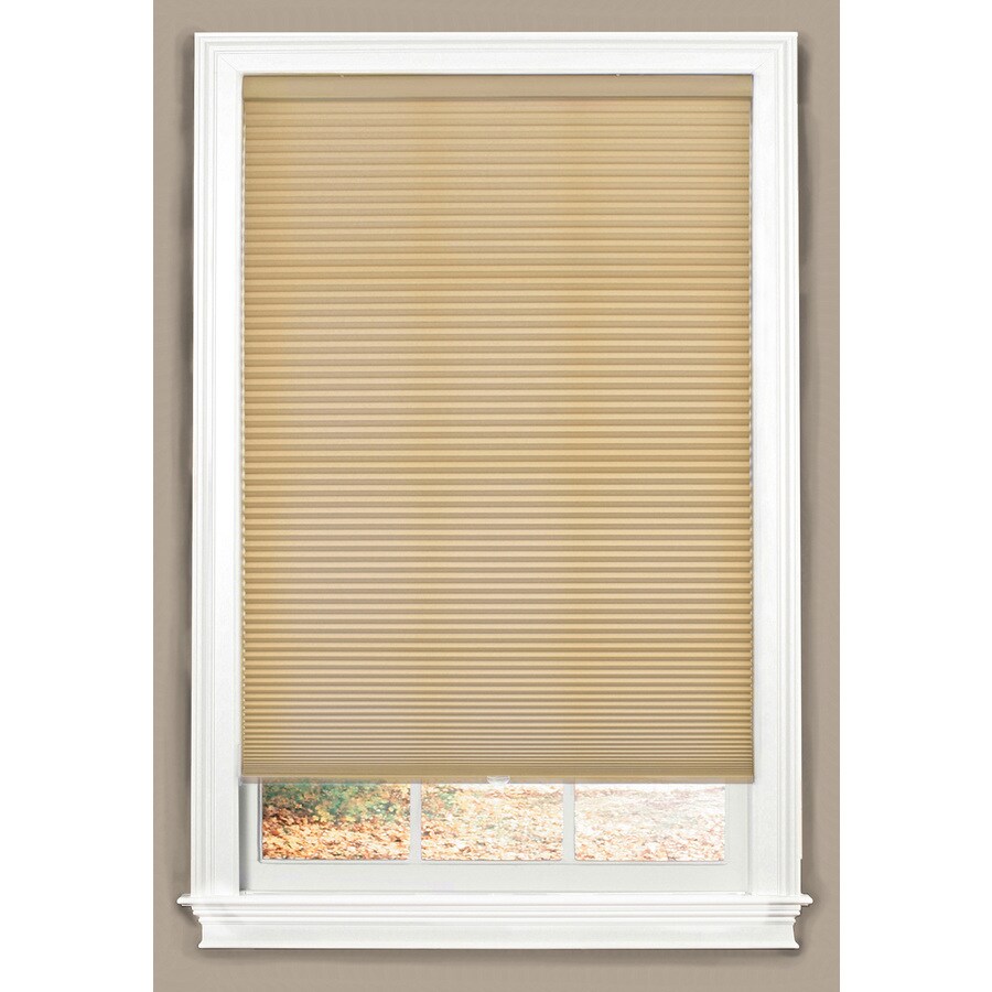 allen + roth CCLFLINEN240720 24-in W x 72-in L Linen Cordless Light Filtering Cellular Shade