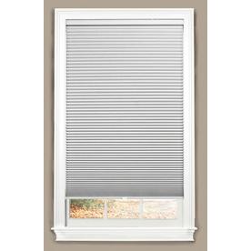 Window Shades At Lowes Allen Roth White Blackout Cordless Polyester Cellular Shade Common 35 In X