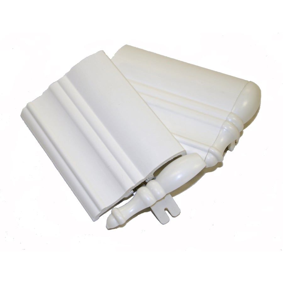 Shop Style Selections Trim@Home 2-Piece White Faux Wood 