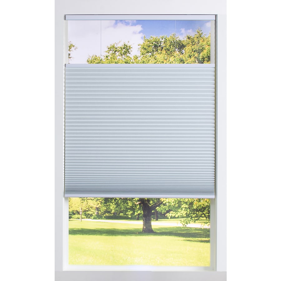 allen + roth 21-in W x 72-in L White Blackout Cellular Shade