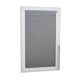a + r Gray Blackout Cordless Polyester Cellular Shade (Common: 34-in x 64-in; Actual: 34-in x 64-in)
