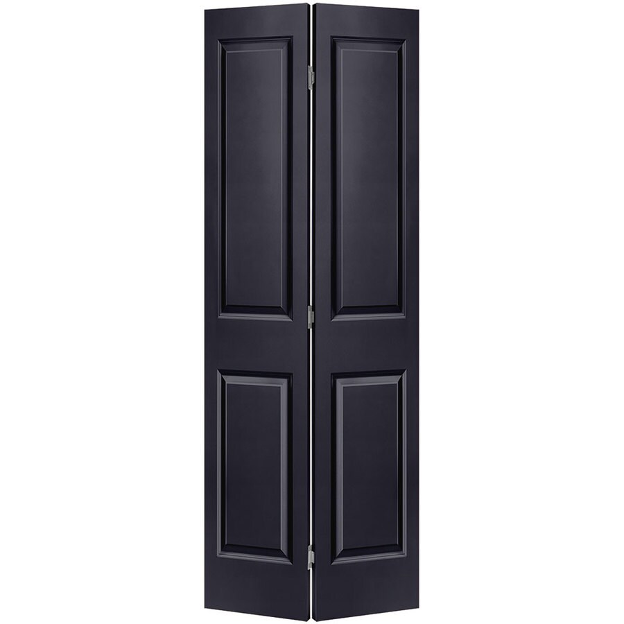 Masonite Bifold and Closet Doors Midnight 2-Panel Square ...