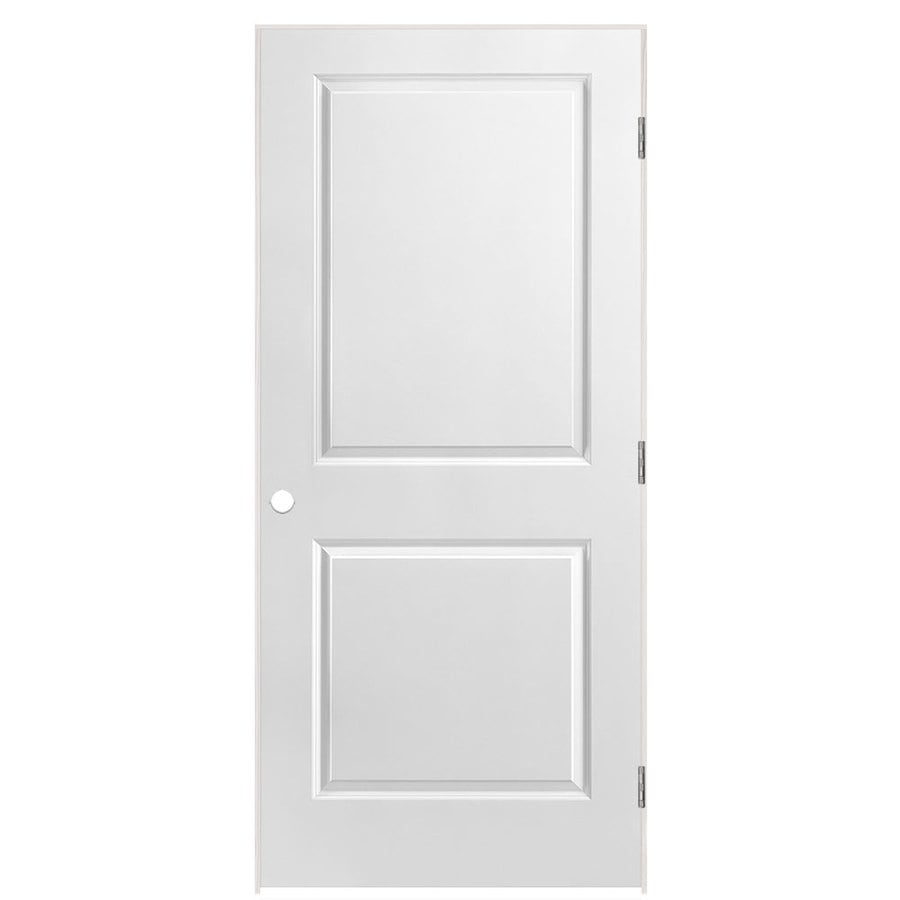 Masonite Pre-Hung Doors Primed 2-Panel Square Solid Core ...