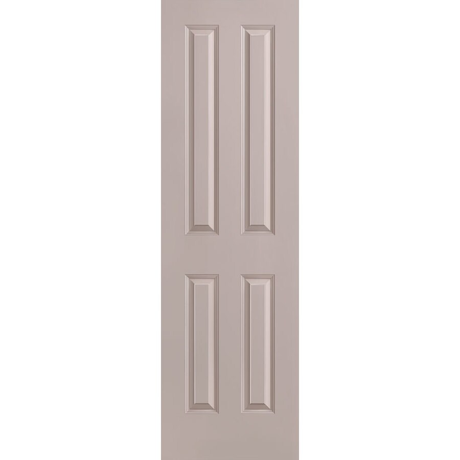 Masonite Traditional Driftwood 4 Panel Square Solid Core Molded