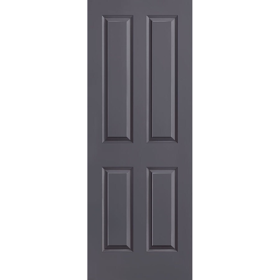 Masonite Traditional Slate 4 Panel Square Solid Core Molded