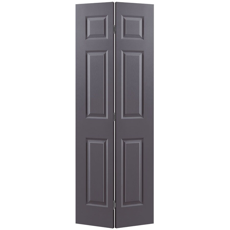 Masonite Bifold and Closet Doors Slate 6Panel Molded Composite Bifold
