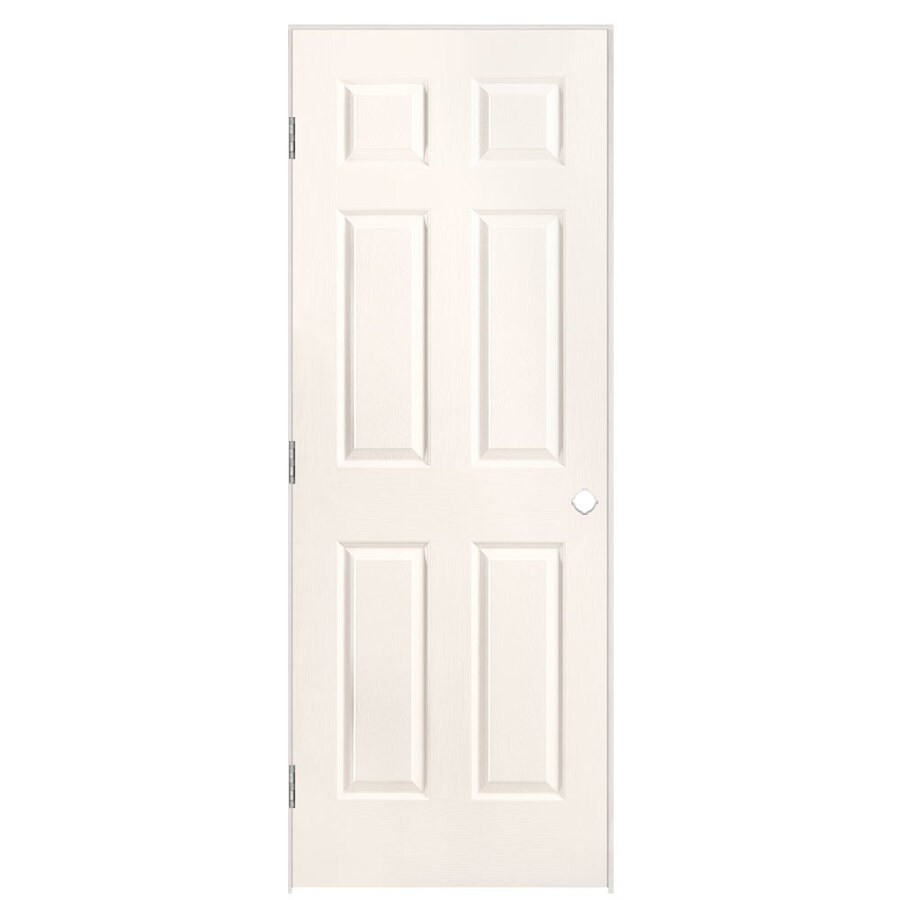 Masonite Pre Hung Doors Snowstorm 6 Panel Solid Core Molded