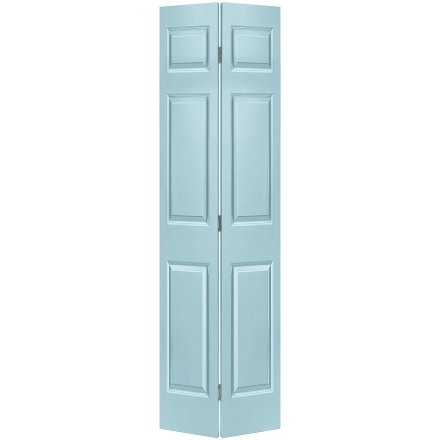 Masonite Bifold And Closet Doors Sea Mist 6 Panel Molded Composite Masonite Bifold And Closet Doors Sea Mist 6 Panel Molded Composite Door Common 24 In X 80 Actual 23 5 79