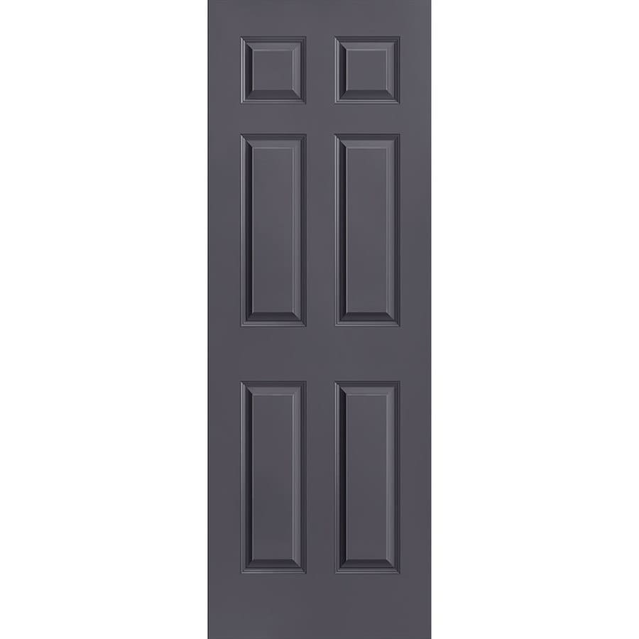 Masonite Traditional Slate 6 Panel Solid Core Molded