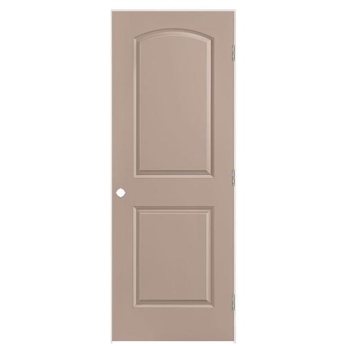 Masonite Roman 30-in X 80-in Sandpiper 2-Panel Round Top Hollow Core ...