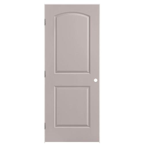 Masonite Roman Driftwood 2Panel Round Top Solid Core Molded Composite PreHung Door 32