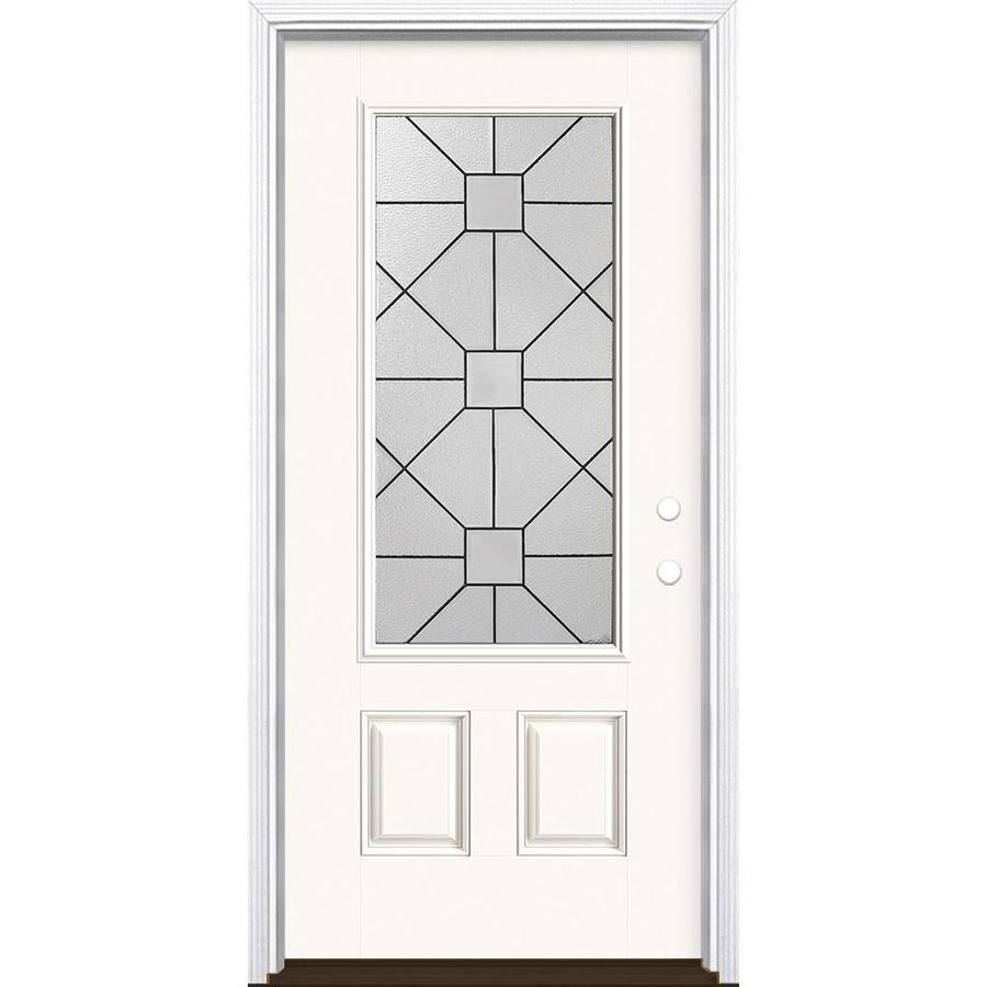 Masonite Hancock 3 4 Lite Decorative Glass Left Hand Inswing