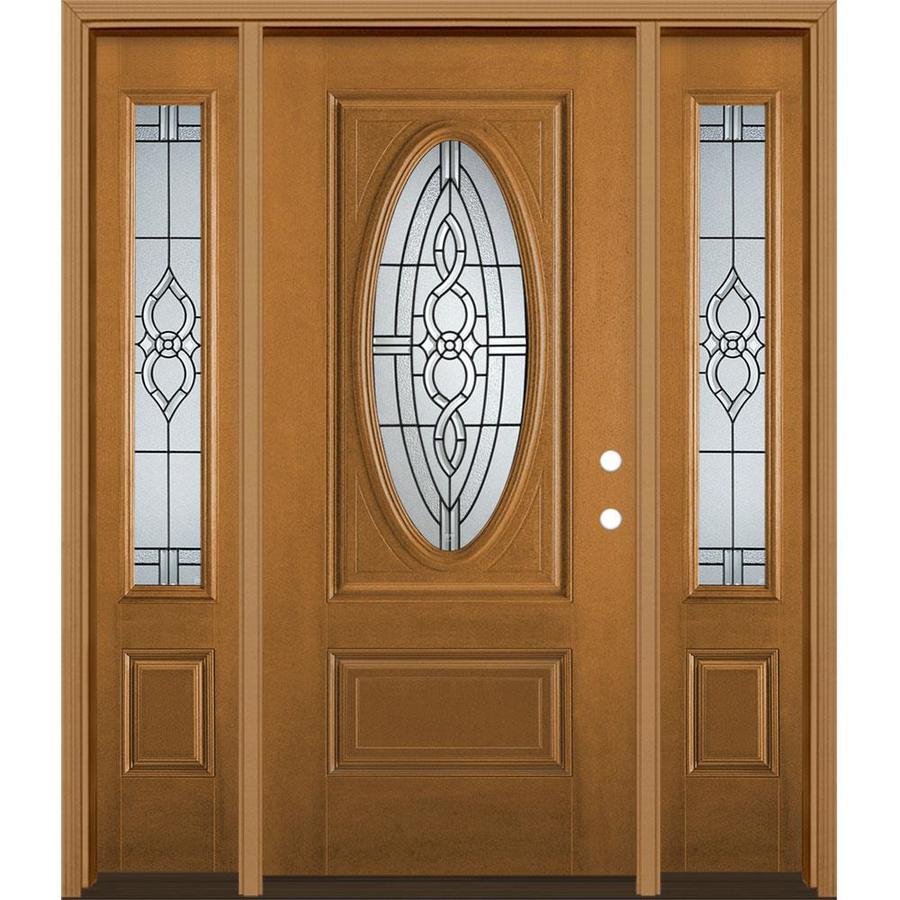 Masonite Calista Oval Lite Decorative Glass Left Hand - Fiberglass Entry Doors With Oval Glass Masonite Calista Oval Lite Decorative Glass Left Hand - Fiberglass Entry Doors With Oval Glass