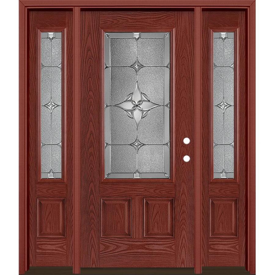 Masonite Astrid 3 4 Lite Decorative Glass Left Hand Inswing