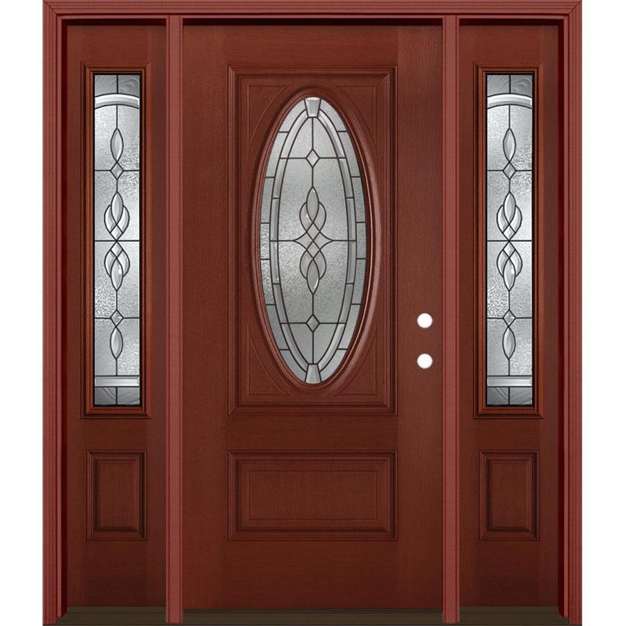 Masonite Hampton Oval Lite Decorative Glass Left Hand - Fiberglass Entry Doors With Oval Glass Masonite Hampton Oval Lite Decorative Glass Left Hand - Fiberglass Entry Doors With Oval Glass