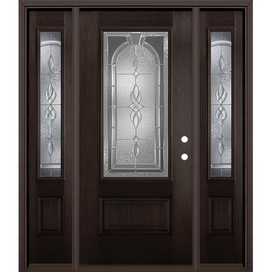 Masonite Hampton 3 4 Lite Decorative Glass Left Hand Inswing