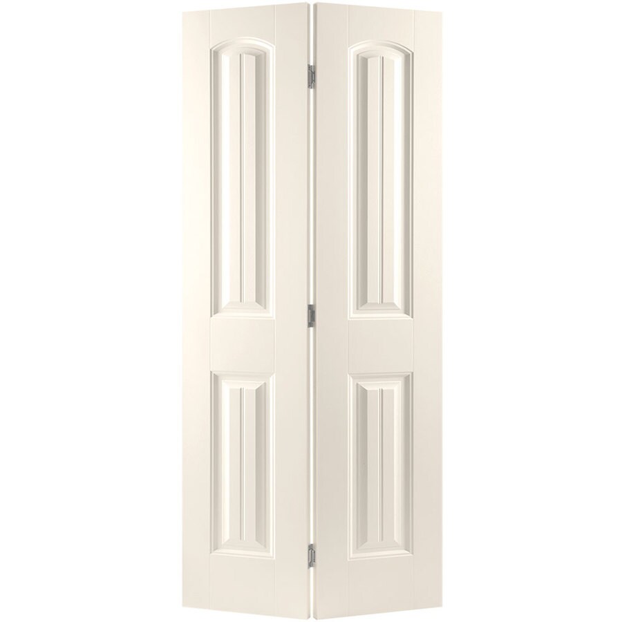 Masonite Cheyenne Moonglow 2 Panel Round Top Plank Molded