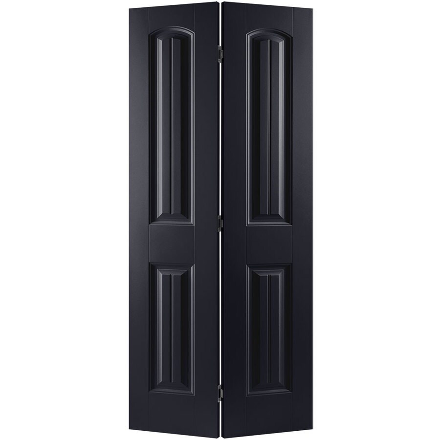 Masonite Cheyenne Midnight 2 Panel Round Top Plank Molded