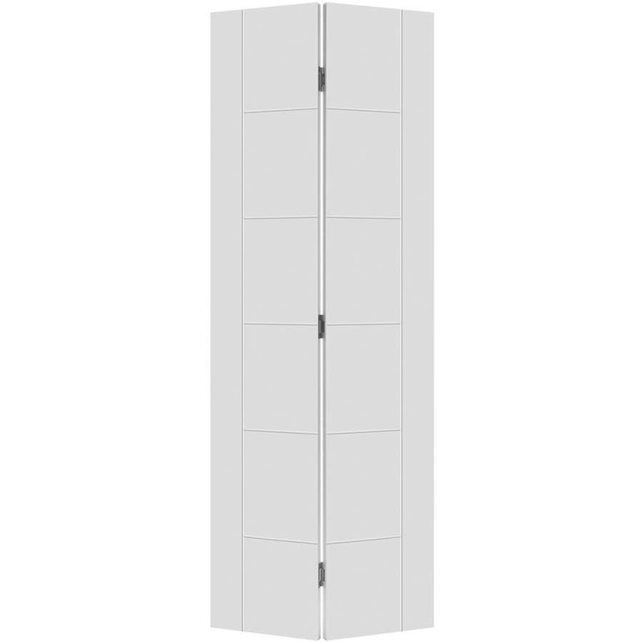 Masonite Berkley 30-in x 80-in Primed Flush Molded Composite Bifold ...