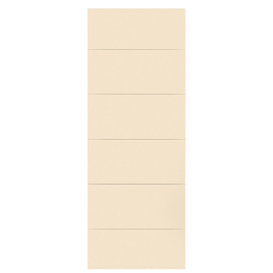 Masonite Melrose Cream N Sugar Flush Solid Core Molded Composite