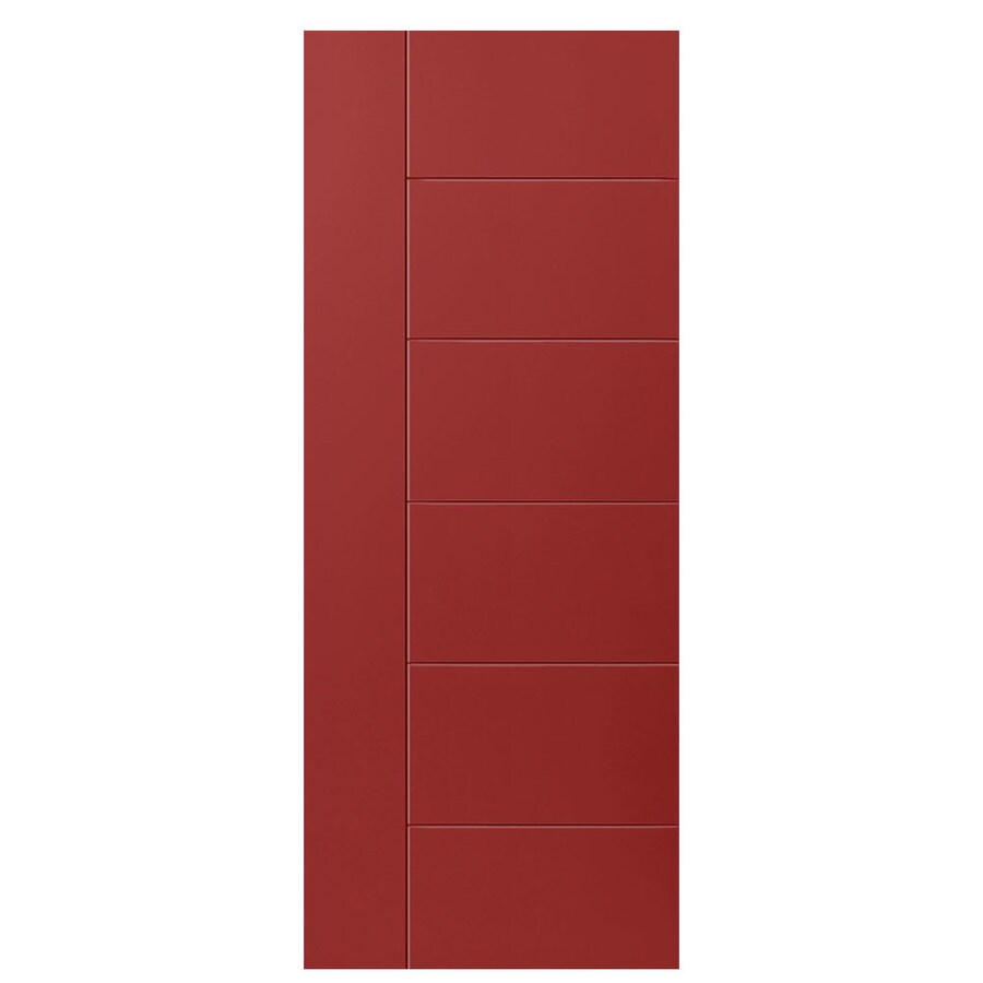 Red Berkley Slab Doors At Lowes Com