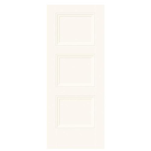 Masonite Livingston 32in x 80in Snowstorm 3Panel Square Hollow Core