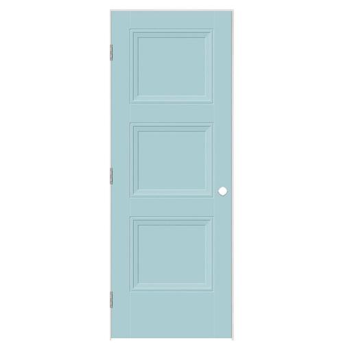 Masonite Livingston Sea Mist 3Panel Square Solid Core Molded Composite PreHung Door