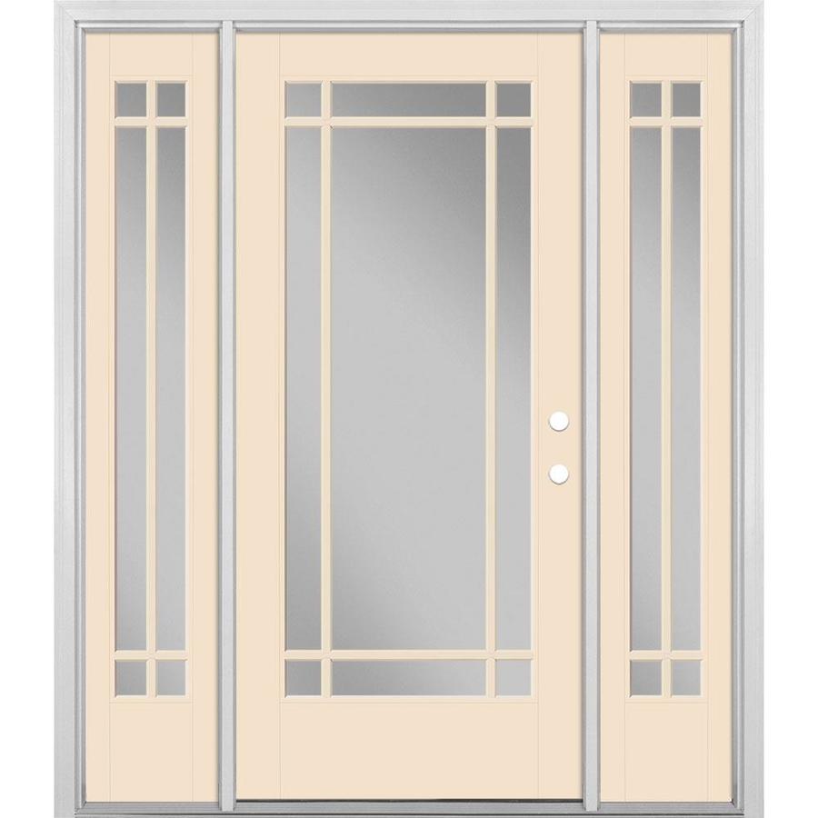 Masonite Full Lite Simulated Divided Light Left Hand Inswing