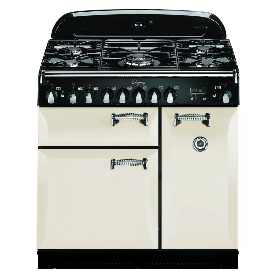 AGA Legacy 36in 5 2.2cu ft/1.8cu ft Double Oven Convection Dual Fuel