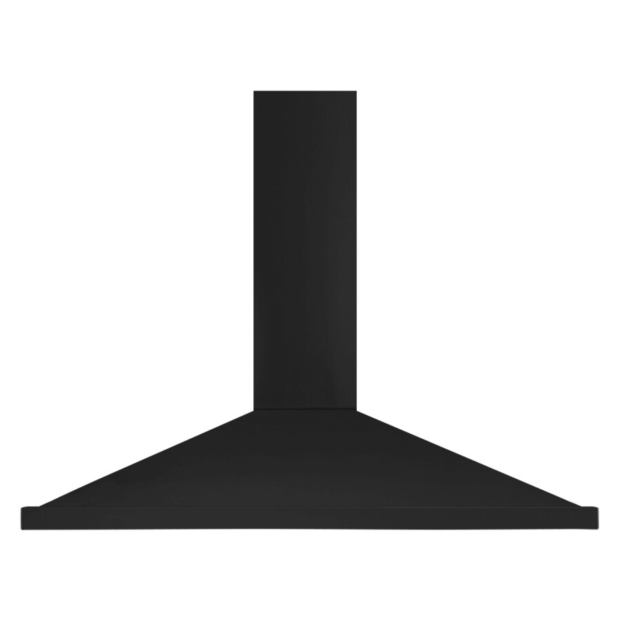AGA 44in Ducted Black WallMounted Range Hood with Charcoal Filter in