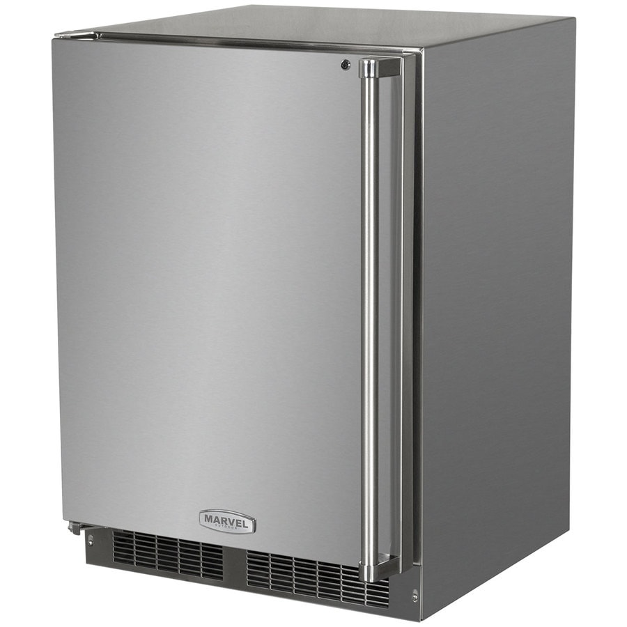 MARVEL 4.9-cu ft Built-In Mini Fridge Freezer Compartment (Stainless Steel)  ENERGY STAR at